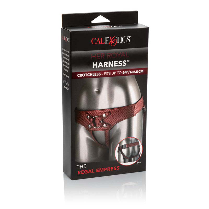 CalExotics Her Royal Harness the Regal Empress - Red