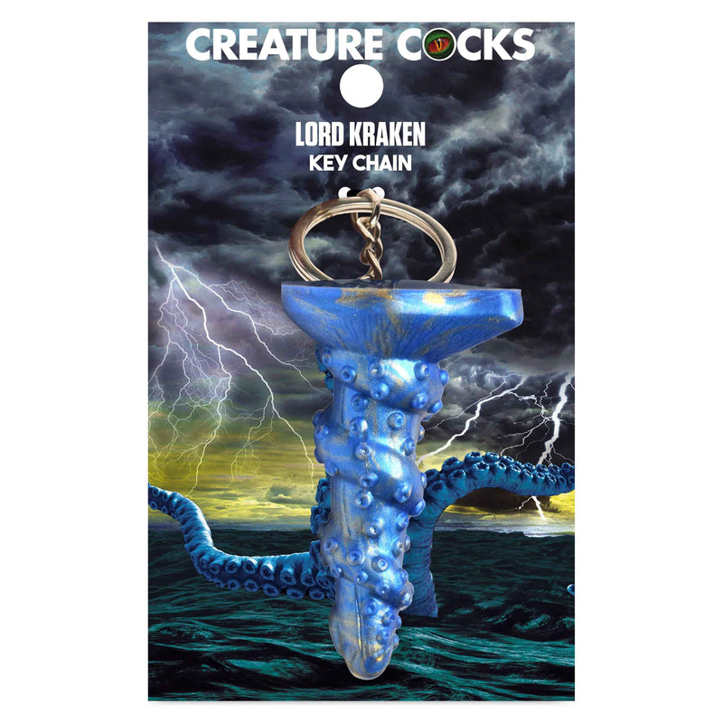 XR Brands Lord Kraken Keychain - Blue