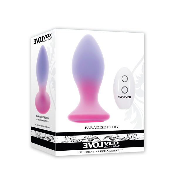 Evolved Novelties Paradise Plug - Purple/pink