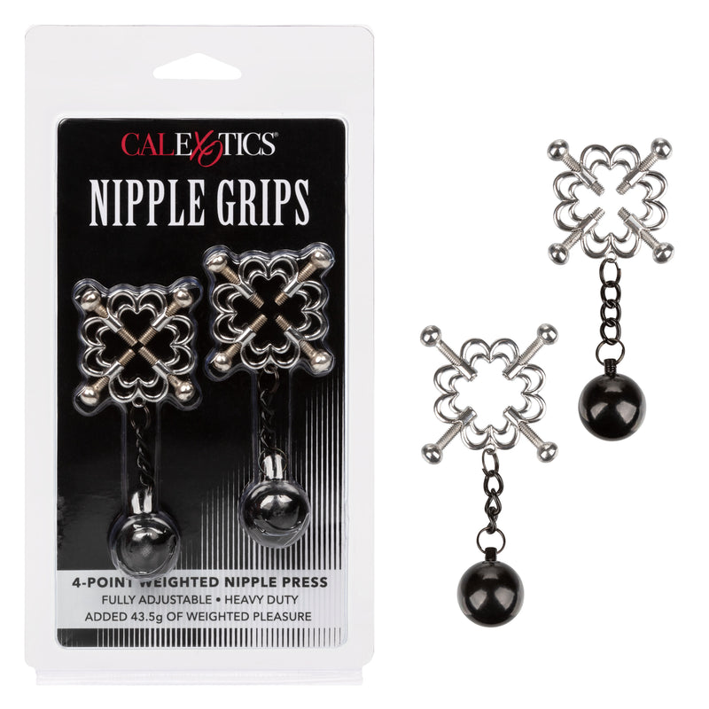 CalExotics Nipple Grips 4-Point Weighted Nipple Press