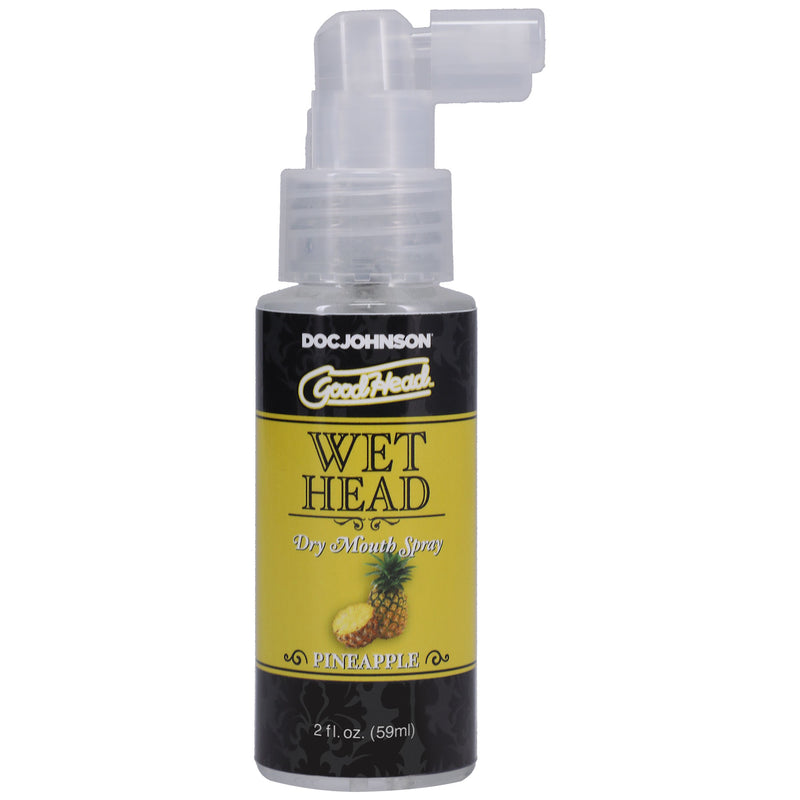 Doc Johnson Goodhead - Wet Head - Dry Mouth Spray - Pineapple - 2 Fl. Oz.