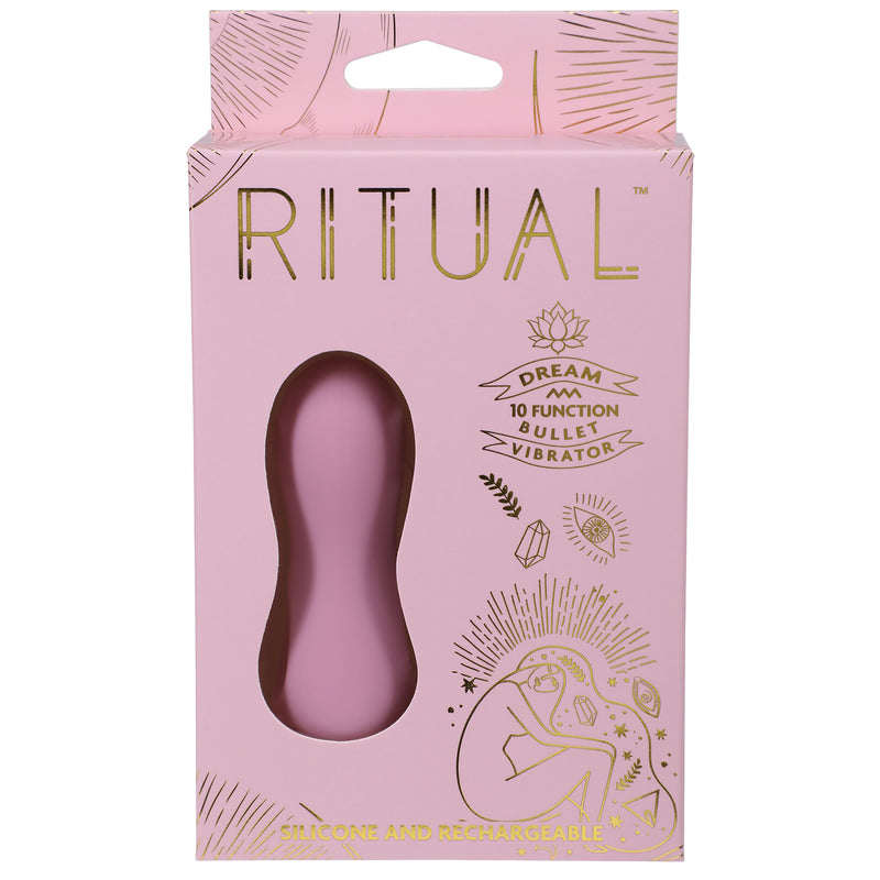 Doc Johnson Ritual - Dream - Rechargeable Silicone Bullet Vibe - Pink