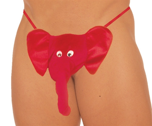 Elegant Moments Mr. Peanuts G- String - Red