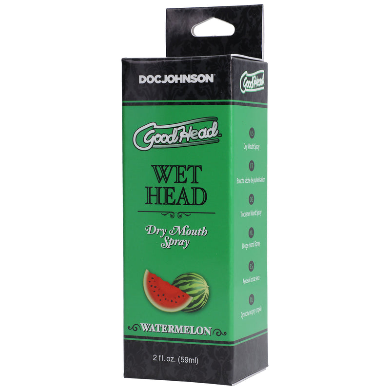Doc Johnson Goodhead - Wet Head - Dry Mouth Spray - Watermelon - 2 Fl. Oz.