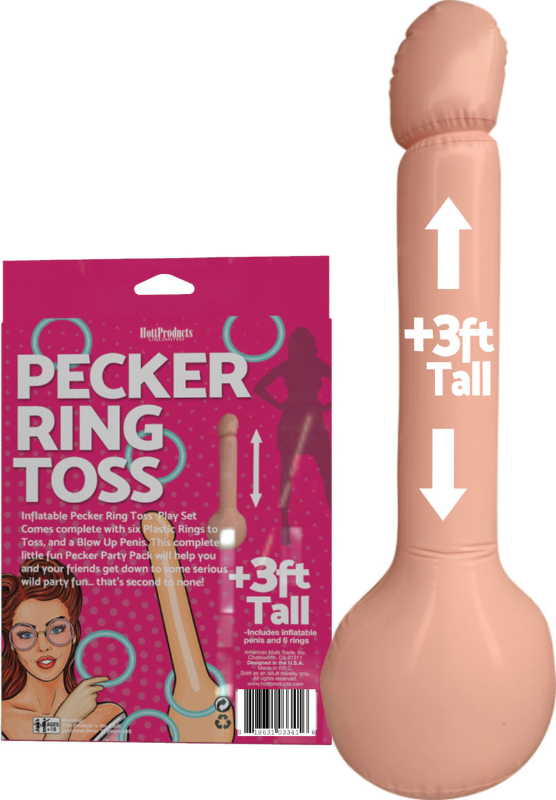 Hott Products Inflatable Pecker Ring Toss