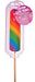 "Jumbo Rainbow Cock Pops - Each HTP2481"