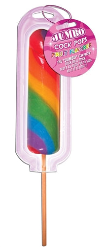 Hott Products Jumbo Rainbow Cock Pops - Each