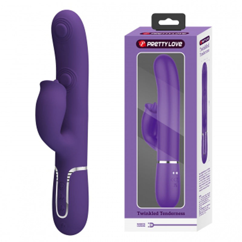 Pretty Love Gigi Twinkled Tenderness Rabbit Vibrator - Purple