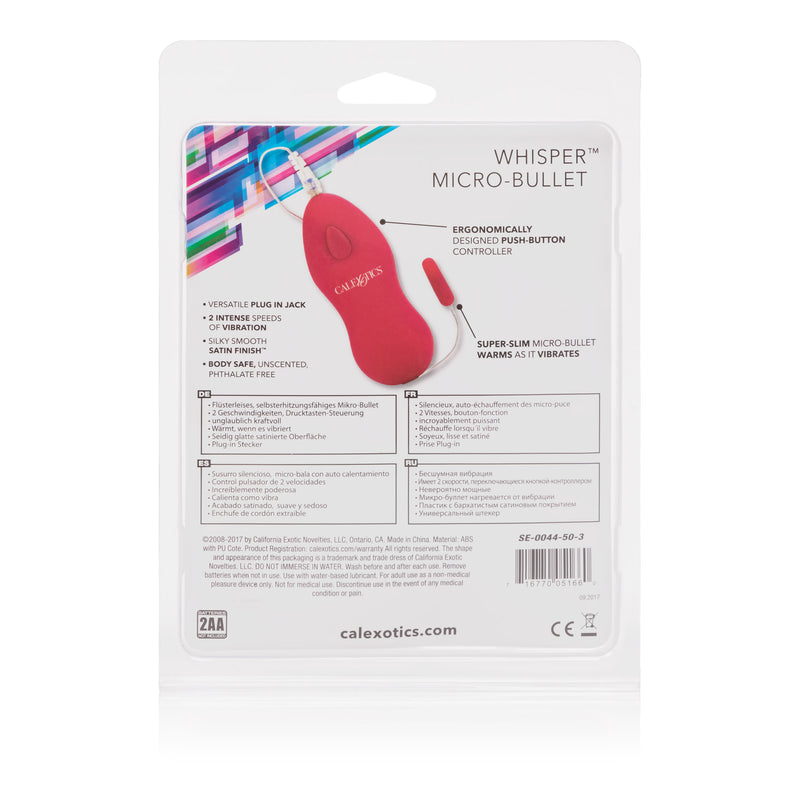 CalExotics Whisper Micro Bullet - Pink