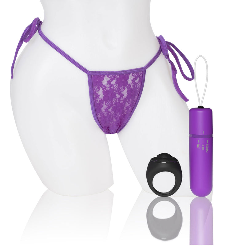 Screaming O Screaming O 4t - Vibrating Panty Set With Remote Control Ring - Grape