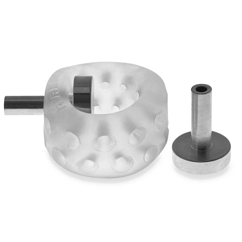 Oxballs Airballs Electro Air-Lite Ballstretcher With Two 4mm Electro Contact - Clear Ice
