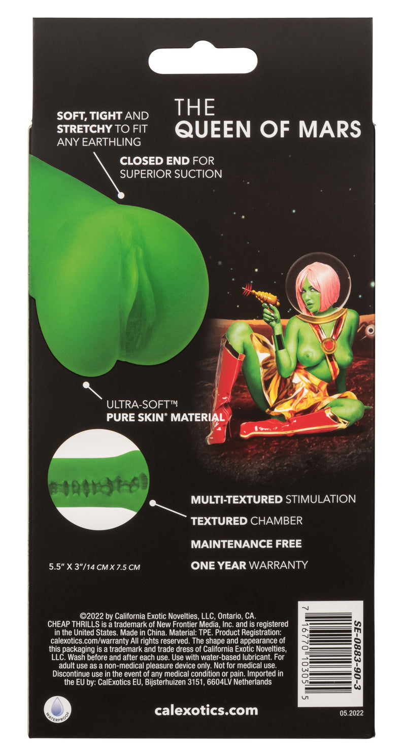CalExotics Cheap Thrills - Queen of Mars - Green - Stroker Masturbator - Pocket Pussy