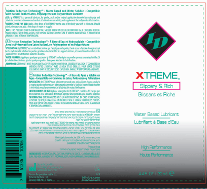 I.D. Lubricants Xtreme 4.4 Fl Oz Bottle