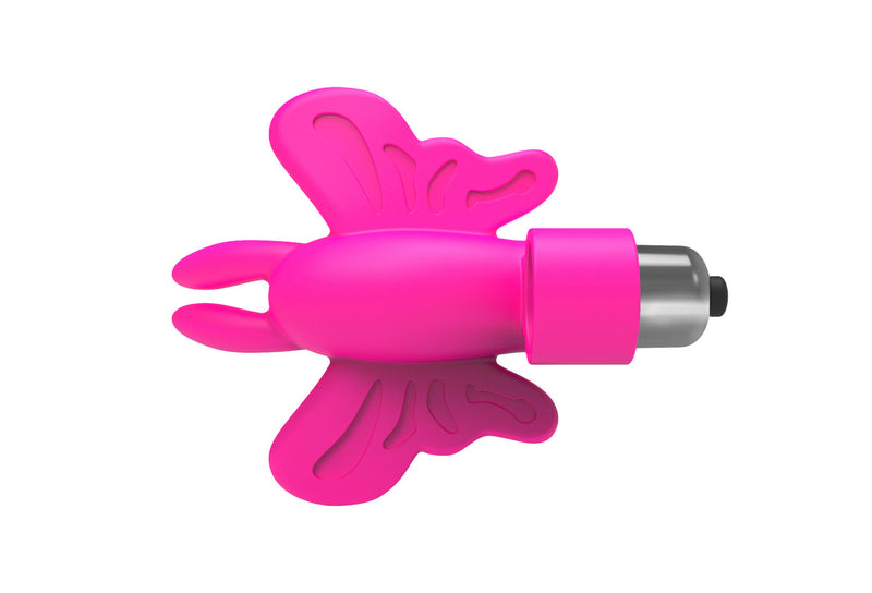 Icon Brands The 9's Flirt Finger Butterfly Finger Vibrator - Pink