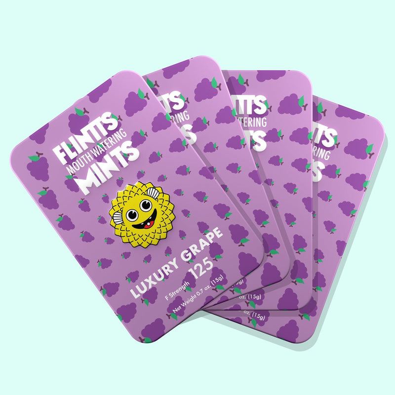 Flintts Mints Flintts Mouth Watering Mints Luxury Grape - F-Strength 125