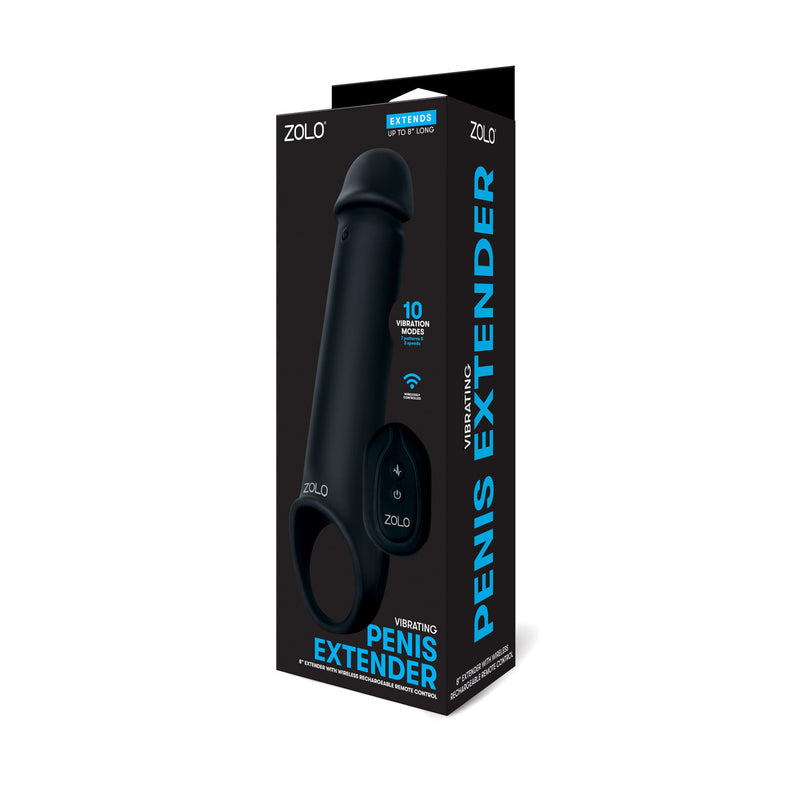 XGEN Zolo Vibrating Penis Extender - Black