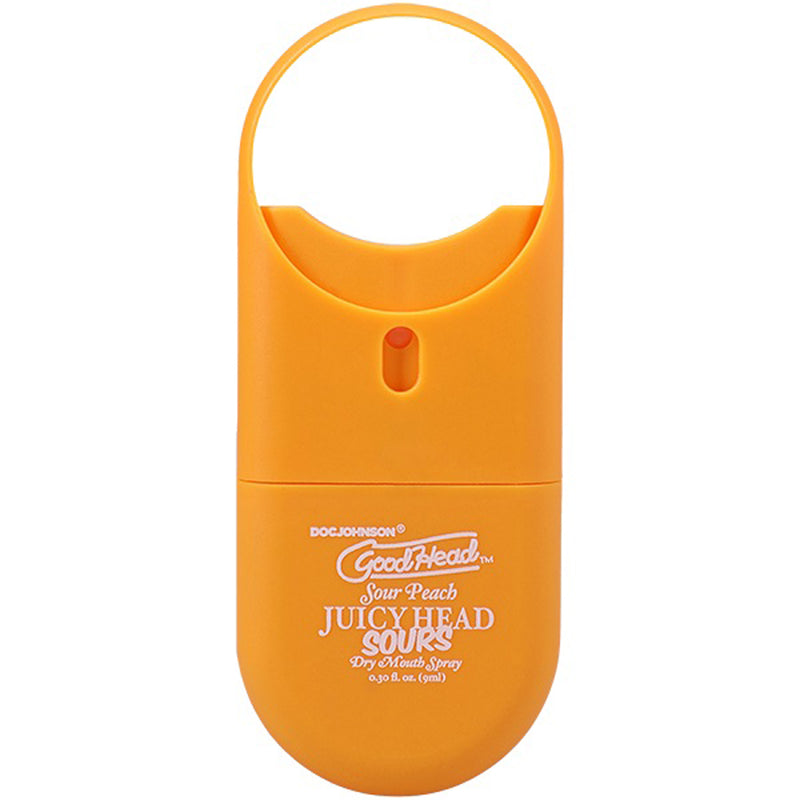 Doc Johnson Goodhead Juicyhead Dry Mouth Spray to Go - Sour Peach .30 Oz