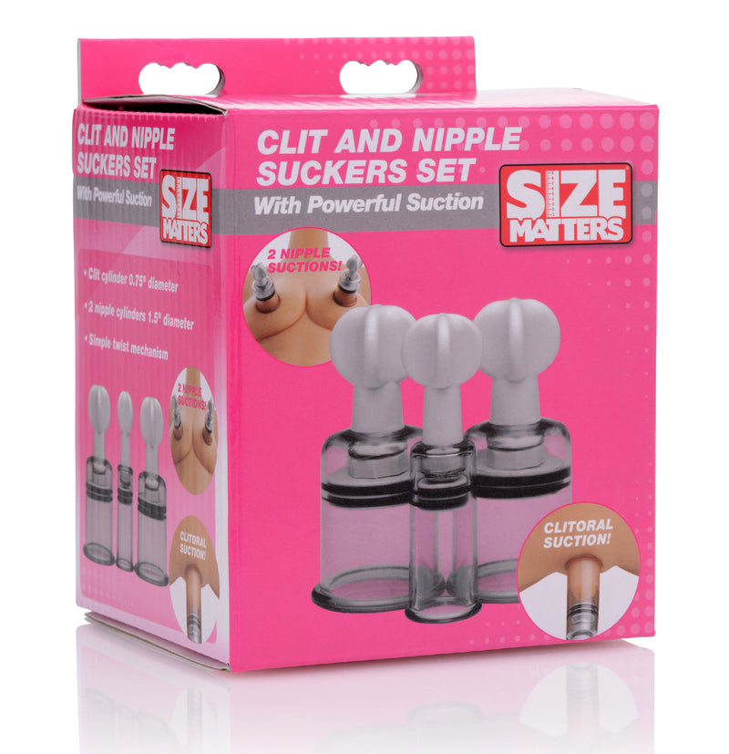 XR Brands Clit and Nipple Suckers Set