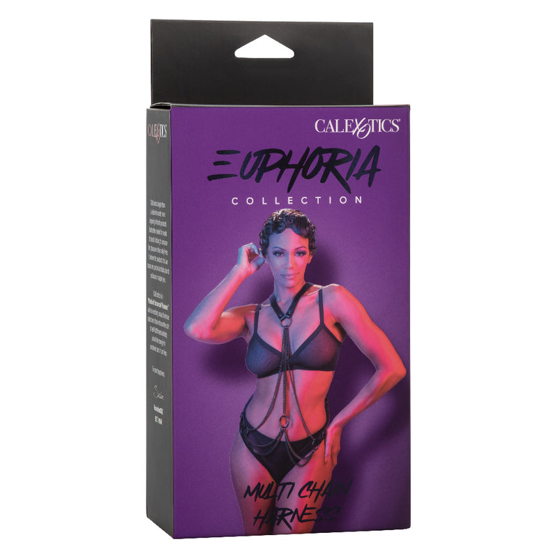 CalExotics Euphoria Collection Multi Chain Harness - Black