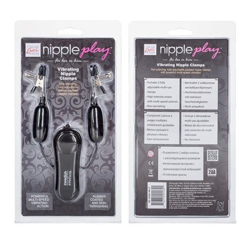 CalExotics Vibrating Nipple Clamps