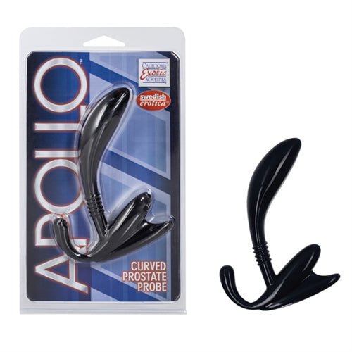 CalExotics Apollo Curved Prostate Probe - Black