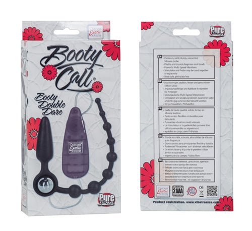 CalExotics Booty Call Booty Double Dare - Black