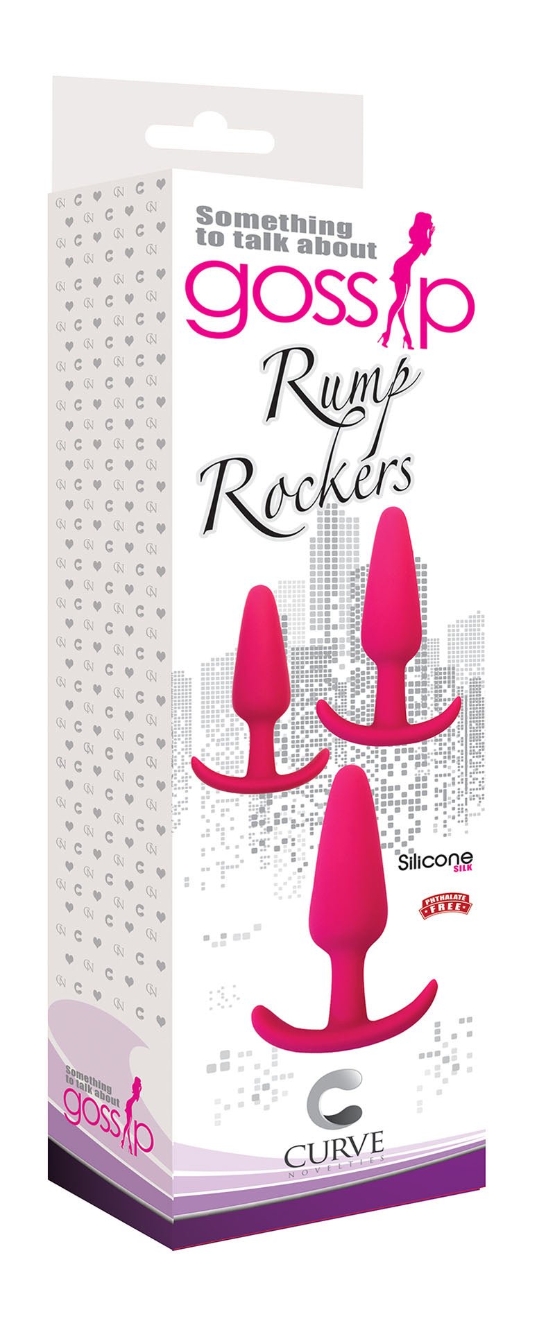 Curve Toys Gossip Rump Rockers - Magenta