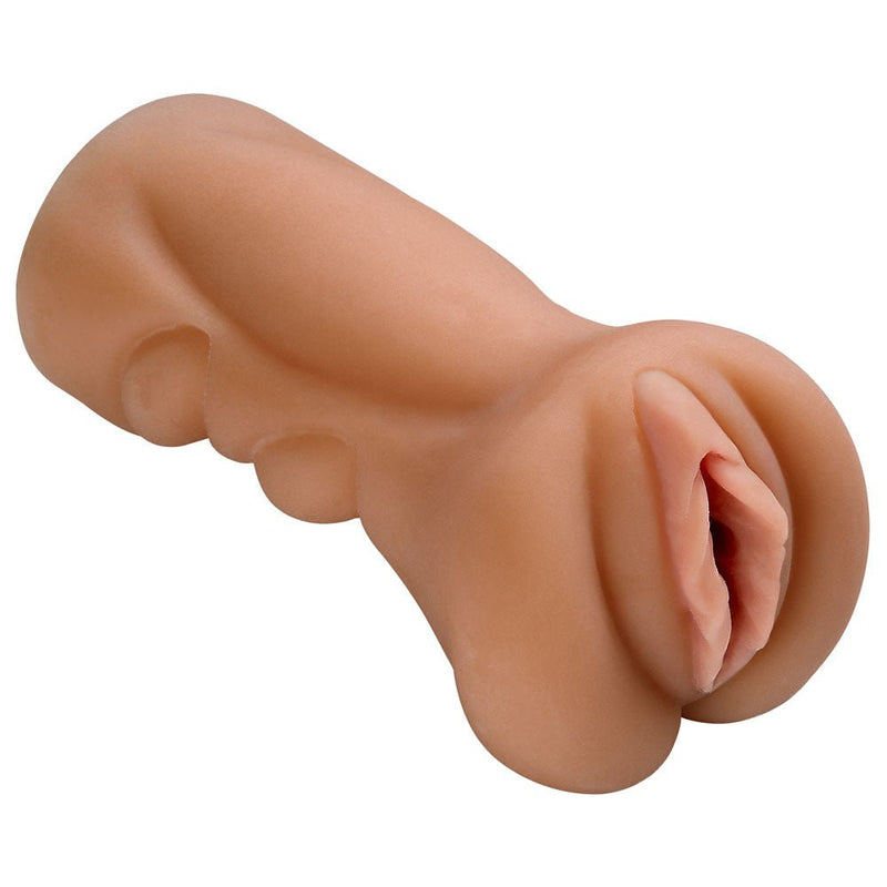 Cloud 9 Novelties Pocket Pussy Stroker - Tan - Stroker Masturbator - Realistic Pocket Pussy