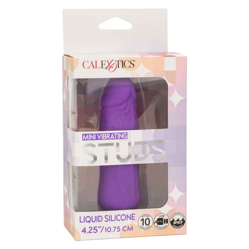 CalExotics Mini Vibrating Studs - Purple
