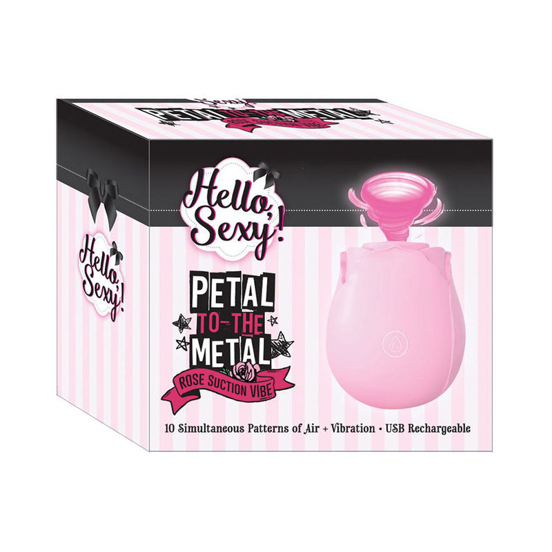 Voodoo Toys Petal to-the Metal Rose Suction Vibe