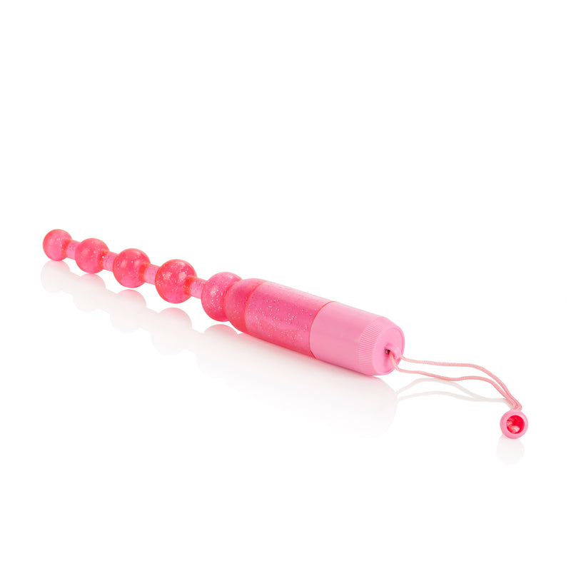 CalExotics Vibrating Pleasure Beads - Pink