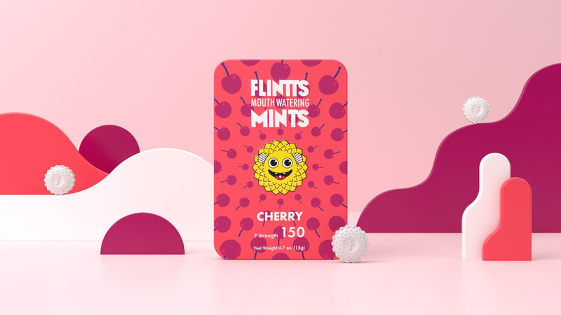 Flintts Mints Flintts Mouth Watering Mints Cherry - F-Strength 150