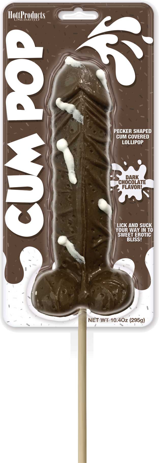 Hott Products Cum Cock Pops - Dark Chocolate