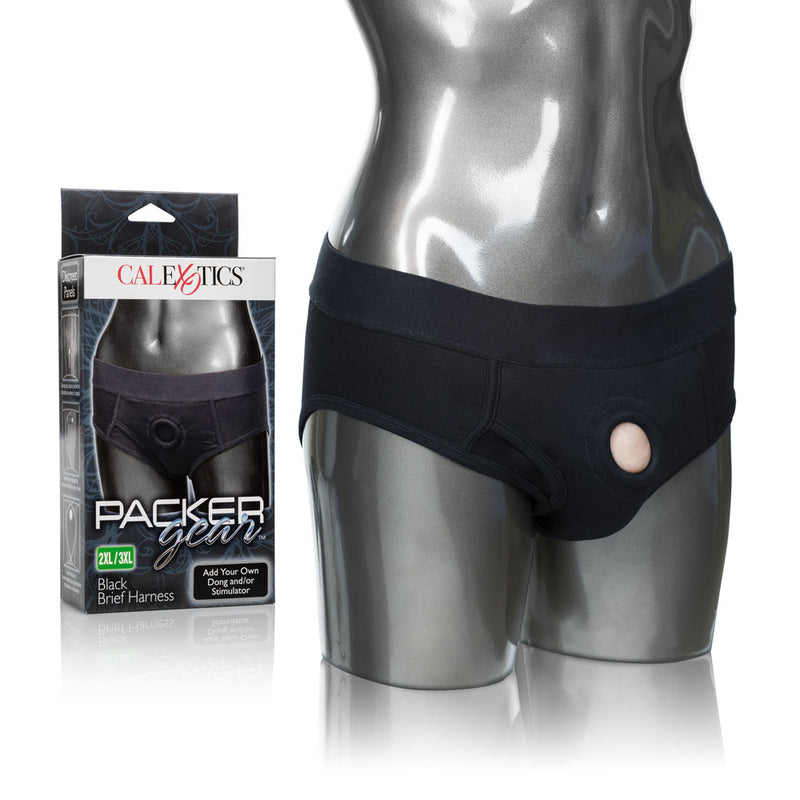 CalExotics Packer Gear Black Brief Harness 2xl/3xl