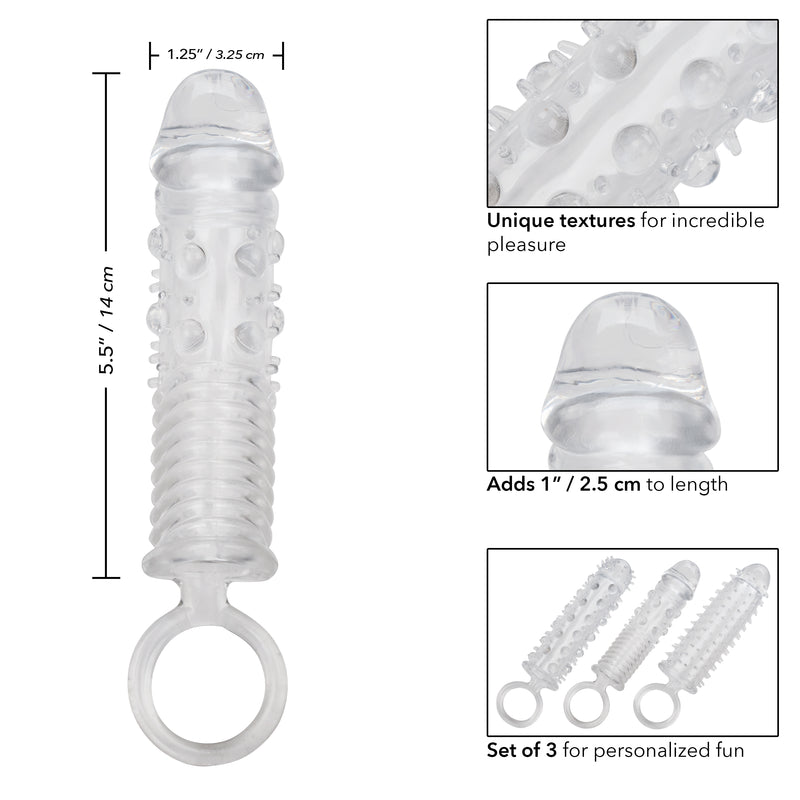 CalExotics 3 Piece Textured Extension Set