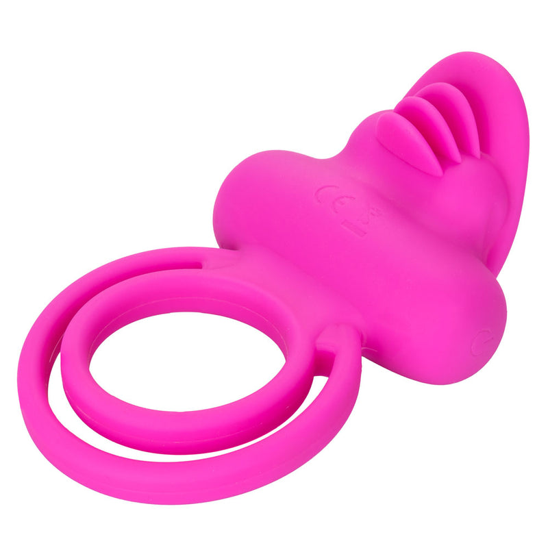 CalExotics Silicone Rechargeable Dual Clit Flicker Enhancer