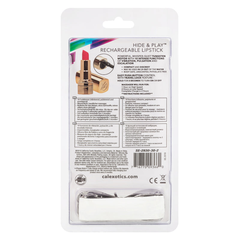 CalExotics Hide and Play Rechargeable Lipstick