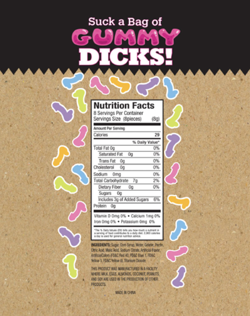 Little Genie Suck a Bag of Gummy Dicks