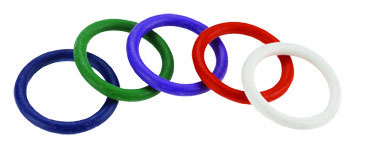 "Rubber C-Ring Set - 1.25 Inches - Rainbow BSPR-46"