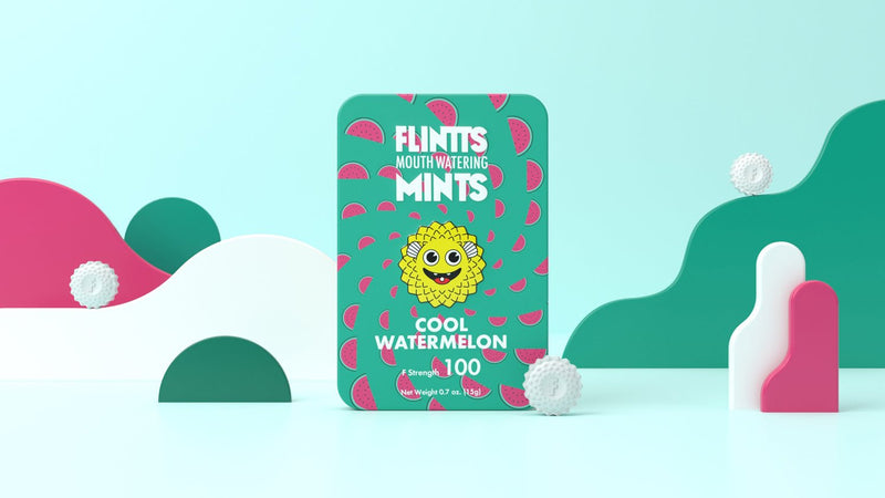 Flintts Mints Flintts Mouth Mints Cool Watermelon - F-Strength 100