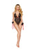 "Teddy and Restrains Dmnd - One Size - Black DG-13685BKOS"