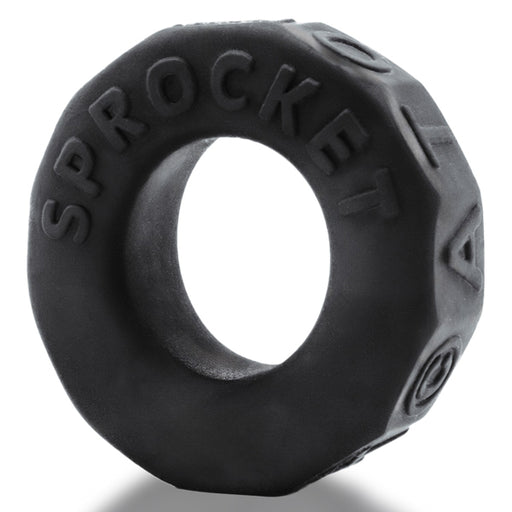 "Sprocket Comfort No-Roll Cockring - Black OX-AJ-1043-NGT"