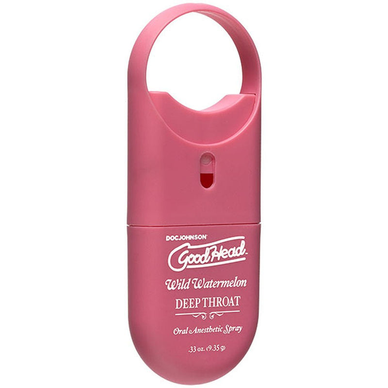 Doc Johnson Goodhead - Deep Throat Spray to-Go - Wild Watermelon - .33 Oz.
