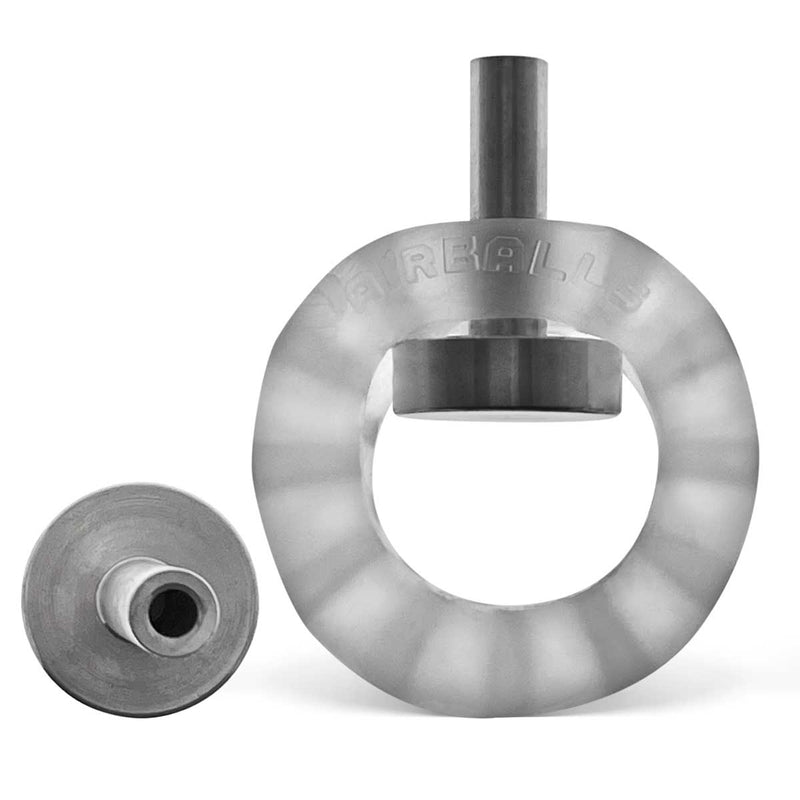 Oxballs Airballs Electro Air-Lite Ballstretcher With Two 4mm Electro Contact - Clear Ice