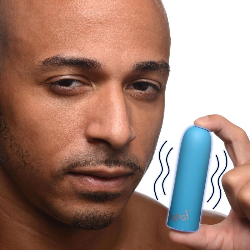 XR Brands 10x Mega Vibrator - Blue