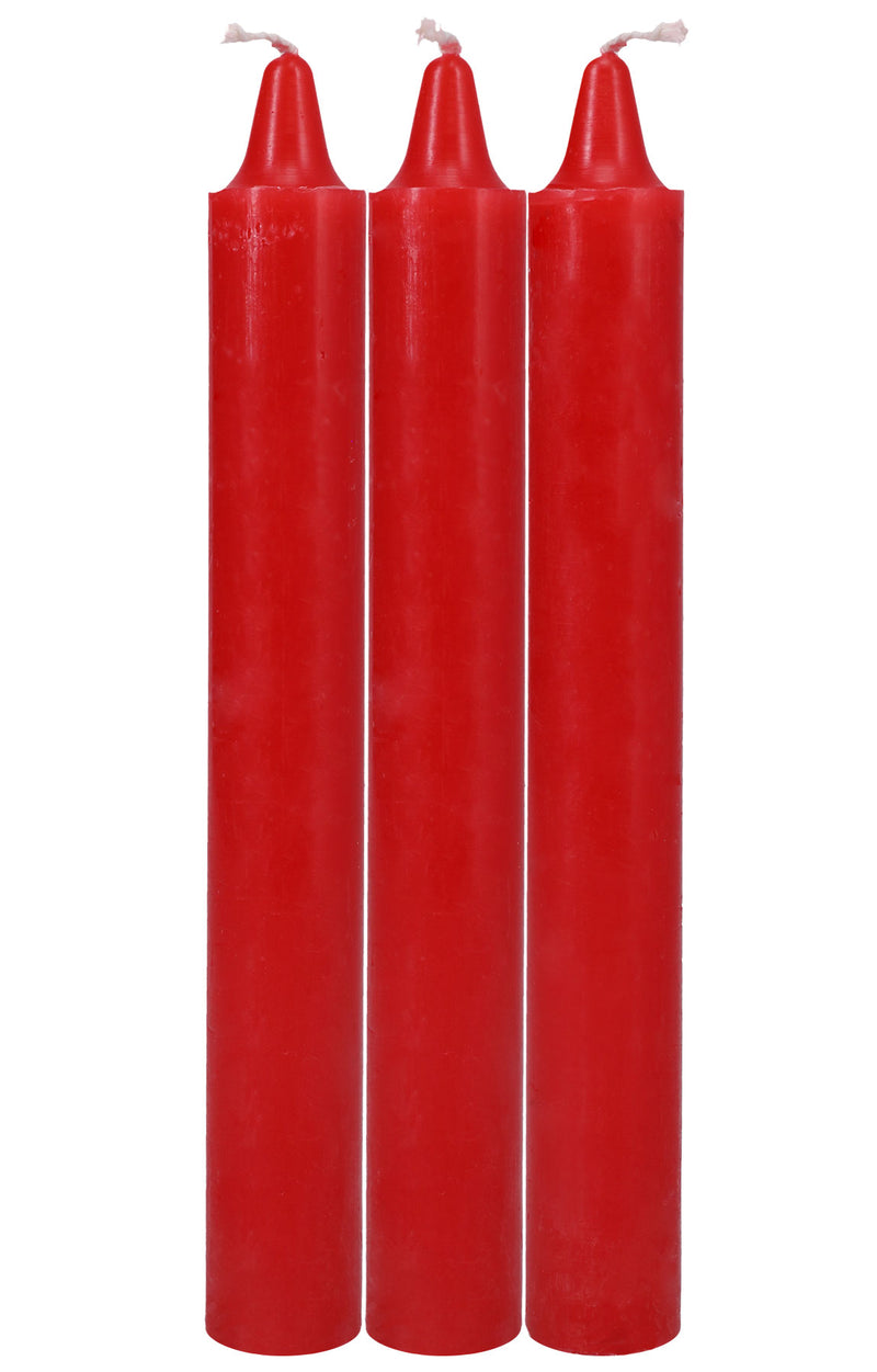 Doc Johnson Japanese Drip Candles - 3 Pack - Red