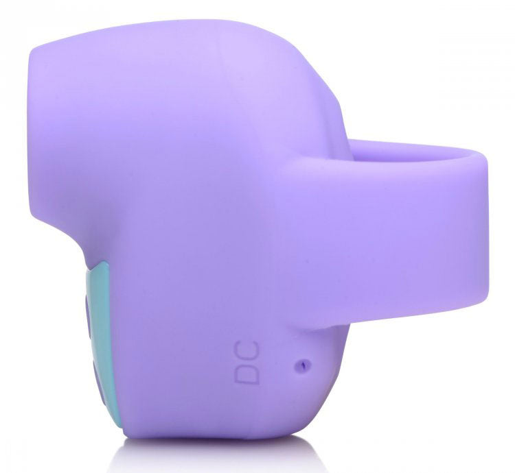 XR Brands Shegasm Mini 12x Mini Silicone Clit Stimulator - Purple