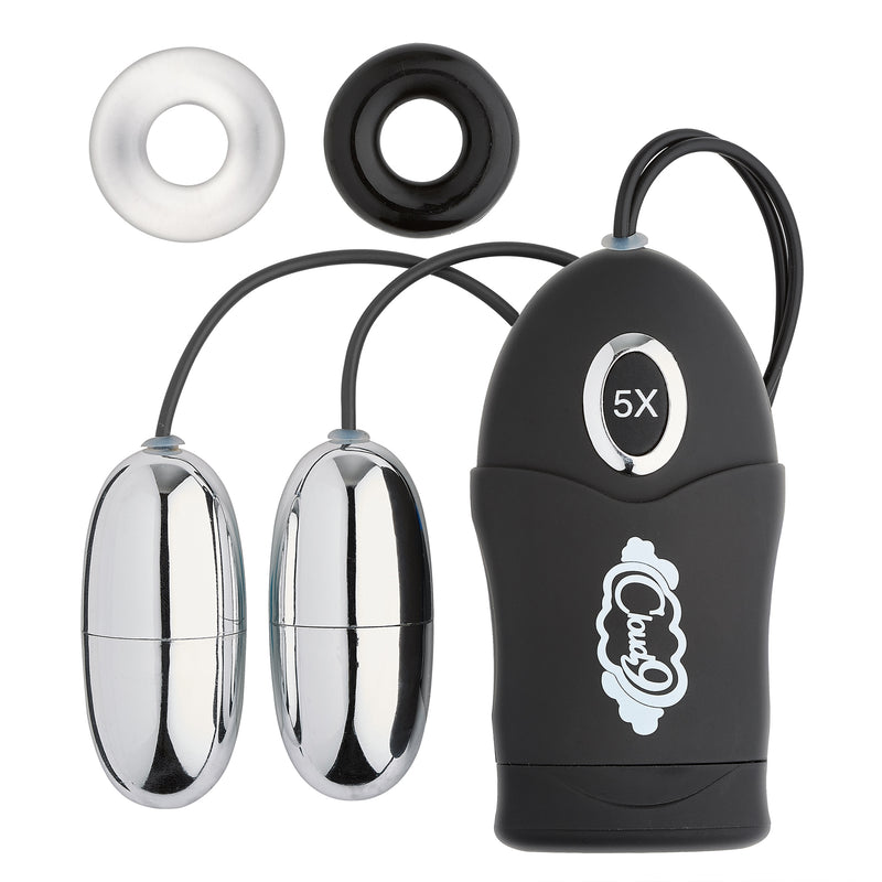Cloud 9 Novelties D Wtc Dual Egg Vibrator Black