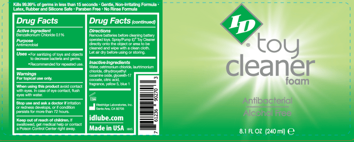 I.D. Lubricants ID Toy Cleaner Foam 8.1 Oz