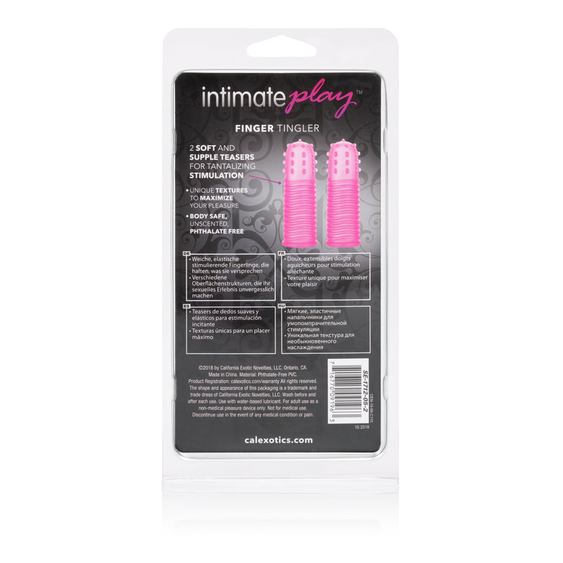 CalExotics Intimate Play Finger Tingler - Pink